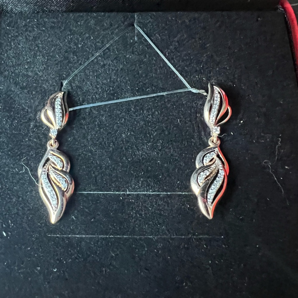 Earrings GOLD 585 .New with tags